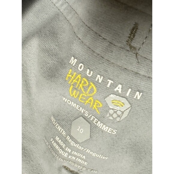 Mountain Hardware Womens Size 10 Hiking Outdoor Trail Pant Beige UPF 50 Stretch - Picture 6 of 7